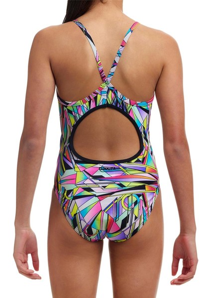 Db Scissor Kick Kız Çocuk Antrenman Mayo, Elmas Sırt modelleri