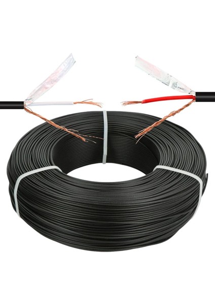 Magıcvoıce AV808 0.20MM Kesit Bitişik Blendajlı Ikili 100 Metre Kalın Walkman Kablo (Od:8.0mm)