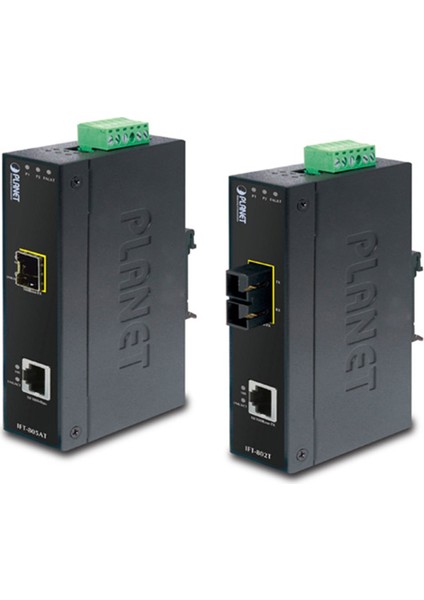 Endüstriyel Tip Media CONVERTER 10/100BASE-TX 100BASE-FX (Sfp) (-40~75 Derece C) 10/100BASE-TX To 100BASE-FX (Sfp) Industrial Media Converter (-40~75 Degrees C)