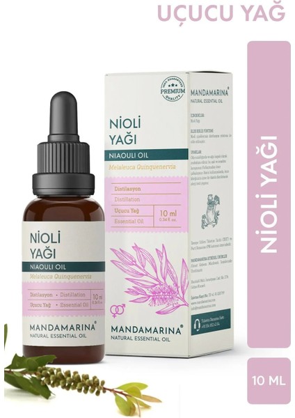 Nioli Uçucu Yağı 10 ml Cam Damlalıklı %100 Saf ve Doğal ( Niaouli Essential Oil )