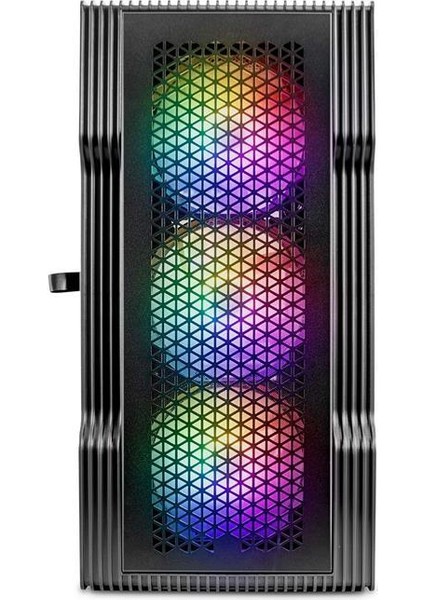 Trılobıte T3 Siyah 600W 80+ Raınbow 4X12CM Fan Temperli Cam Mesh USB 3.0 M-Atx Kasa