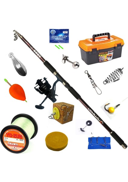 Red Fire 360 cm Castor 5000 Usta Sazan Olta Seti