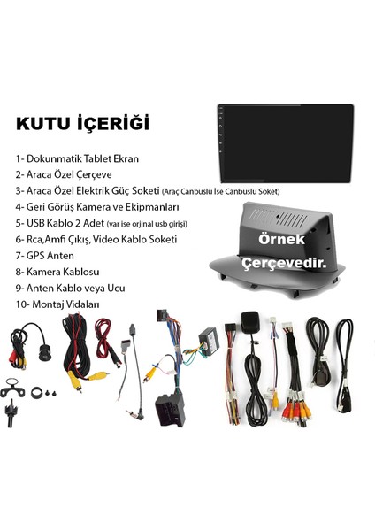 Renault Fluence Megane 3 Multimedya (2010-2016) 2 GB Ram 32 GB Hafıza 4 Çekirdek Navigatör