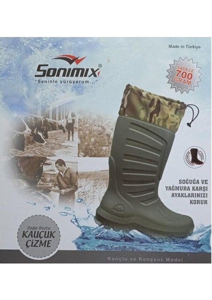 Sonımıx Kamuflaj Konçlu Avcı Çizmesi fırsatları
