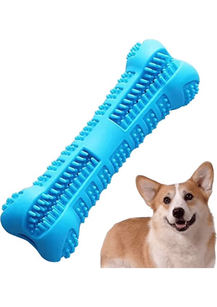 Yumuşak Kauçuk Köpek Diş Fırçaları Yavru Çiğnemek Oyuncaklar Köpek Fırça Sopa 360 Derece Diş Temizleme Küçük Köpekler Diş Macunu Pet Diş Fırçası Boyut: M 10.5X3.7Cm (Yurt Dışından)