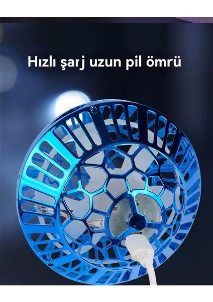 Ufo Uçan Daire Döner Top Parlayan Uçan Uçan Uçan Top Algılama Uçan Top Parmak Ucu Gyro Ebeveyn-Çocuk (Yurt Dışından)