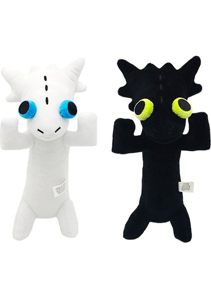 25CM Sevimli Toothless Dancing Dans Ejderha Oyuncak Beyaz Dişsiz (Yurt Dışından)