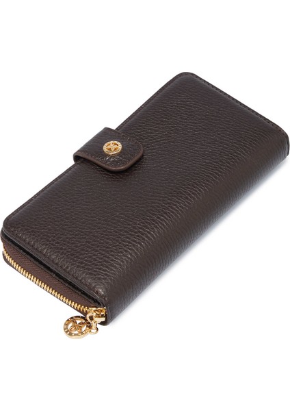 Kahve Deri Kadın Cüzdan - S1CB00005789-A42 Kahve