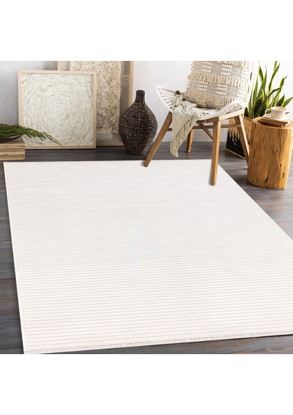 Ravi Yıkanabilir Kaydırmaz,pamuk Dokuma,premium Kalite Salon&mutfak&yemek Odası Kilimi 1701A-KREM fiyatları