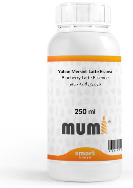 Yaban Mersinli Latte Mum Esansı 250 ml