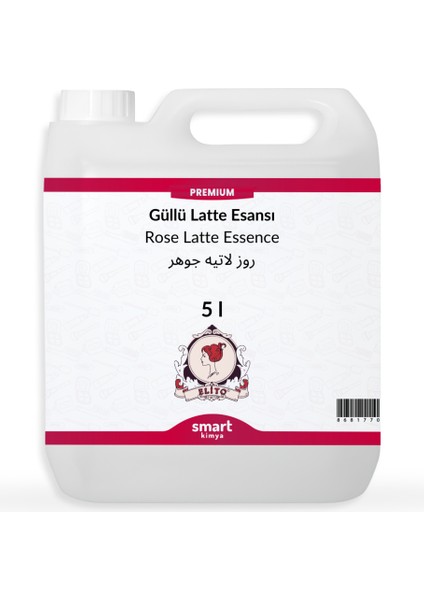 Premium Güllü Latte Esansı 5 Litre