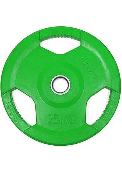 25 kg Olimpik Kauçuk Plaka MB-12111 Yeşil