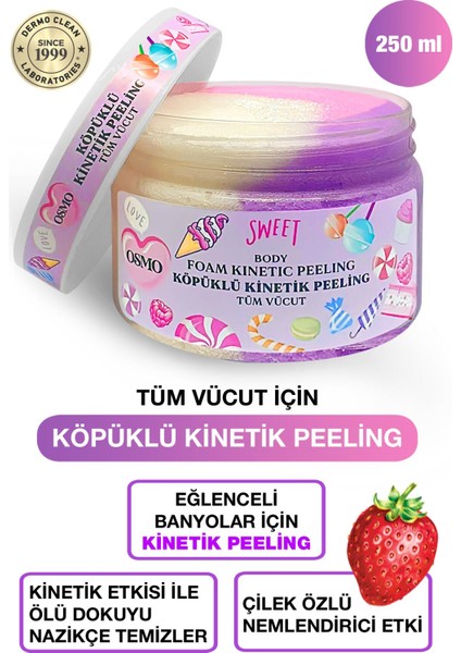 Köpüklü Kinetik Peeling Nemlendirici Vücut Kreması 250 ml