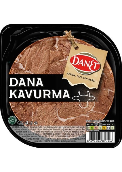 Dana Kavurma 100 gr x 5 Adet fiyatları