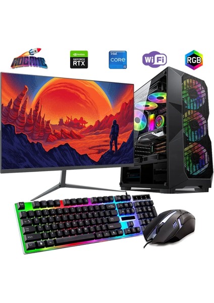 I5 13400F 32GB Ddr4 1tb M2 6gb RTX3050 27" 165Hz Mon. Oyun Bilgisayarı