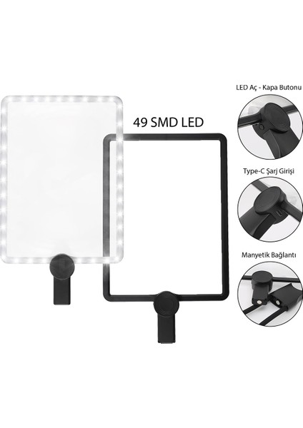 Sunup SN-26402 Telefon - Tablet - Kitap Büyüteci Ayarlanabilir Esnek Akrobat (240X170MM) fiyatları