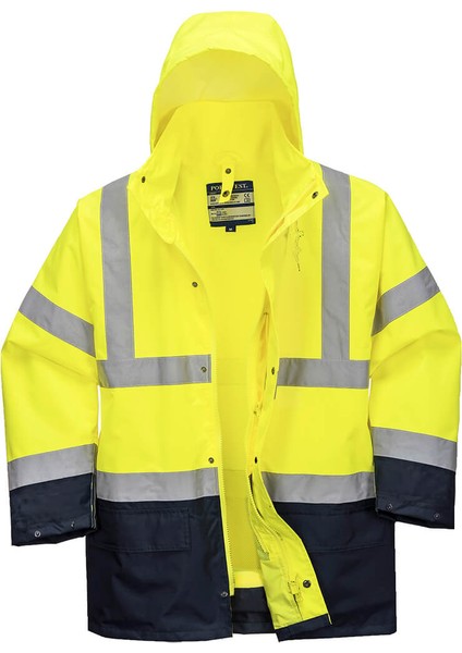 S766 - Temel 5-In-1 Çift Renk Hi-Vis Ceket