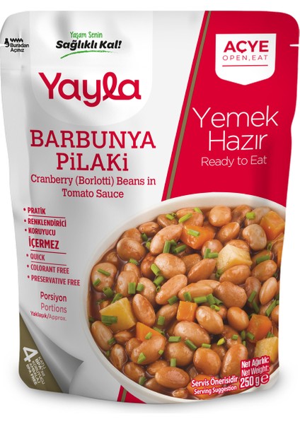 Yemek Hazır Barbunya Pilaki 250 gr