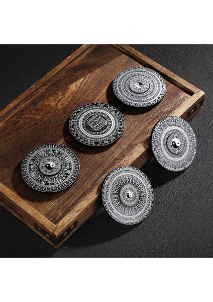 I Ching 64 Heksagram V3 Versiyonu, Artefaktı Açmak ve Açmak Için Parmak Ucuyla Dönen Topaç Parmak Ucuyla Dönen Top Tai Chi Bagua Pusula Oyuncağı (Yurt Dışından)