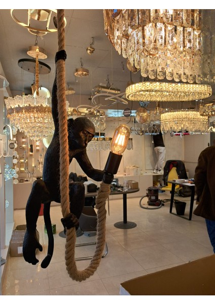 Maymun Avize Siyah Renk