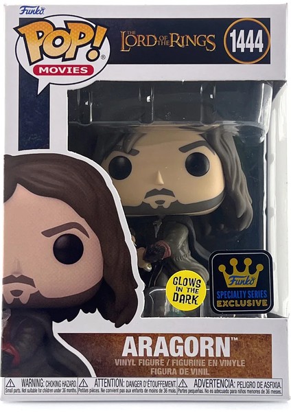 Pop! Movies: Lord Of The Rings Aragorn Army Of The Dead Glows In The Dark Funko fırsatları