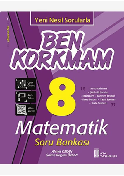 8. Sınıf Ben Korkmam Matematik Soru Bankası