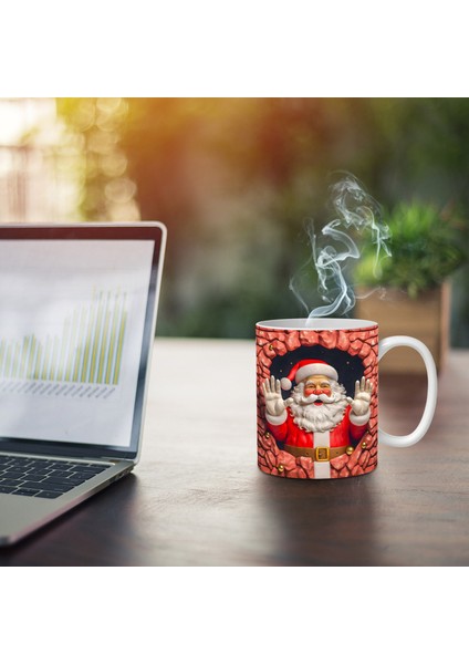 Noel Şişirilebilir Kardan Adam Kupası – Şişkin Tasarımlı Noel Baba Kupası, Noel Için 15OZ ve 11OZ Kahve Kupaları (Yurt Dışından) indirimleri