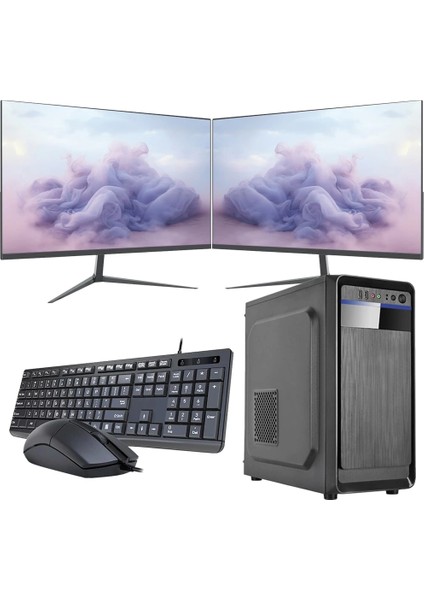 I5 13400 32GB Ddr4 1tb M2 Çift 24" Monitörlü Ev ve Ofis Bilgisayarı (Business)