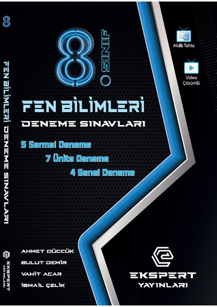 8.Sınıf Fen Bilimleri Deneme Sınavları Ekspert Yayınları