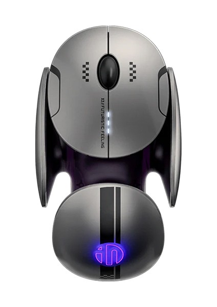 Inphıc X2 Üç Modlu Oyun Faresi 800-2400DPI Rgb Işık 2.4g /bt4.0/bt5.0 Sessiz