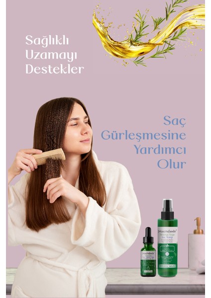 Biberiye Saç Bakım Seti Yansı - Yıpranmış Saçlar Için Güçlendirici Biberiye Saç Bakım Serumu ( E-Vitaminli) 50 Ml + Biberiye Saç Toniği 150 ml fırsatları