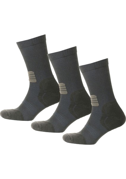 Active Çorap Unisex 3'lü Paket Haki