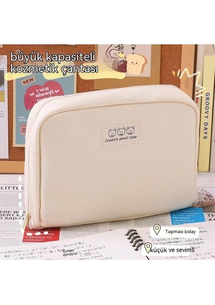 Süper Büyük Kapasiteli Ortaokul Öğrencileri Kalem Kutusu Çok Fonksiyonlu Sınıflandırma Saklama Kozmetik Çantası Ins Yüksek Değerli Kırtasiye Kutusu (Yurt Dışından) modelleri