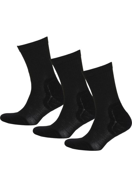Active Çorap Unisex 3'lü Paket Siyah