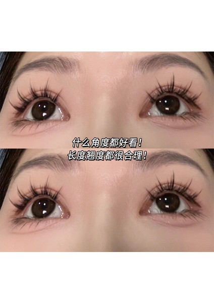 Kadınlar Için 10 Sıra Büyük Kapasiteli Sahte Doğal Kalın Tek Kirpik Kümesi (Yurt Dışından) fiyatları
