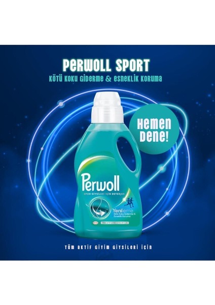 Sıvı Deterjan Yenileme Spor Giysiler 2x 2.97 lt (Toplam 108 Yıkama)