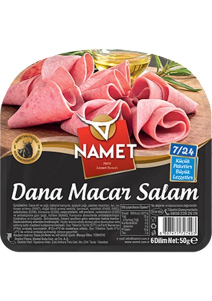 Dana Macar Salam 50 gr x 6 Adet