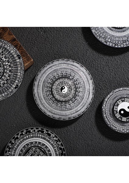 I Ching 64 Heksagram, Parmak Ucuyla Dönen Topaç, Dekompresyon ve Dekompresyon Artefaktı, Parmak Ucuyla Dönen Top, Tai Chi Bagua Pusula Oyuncağı (Yurt Dışından)