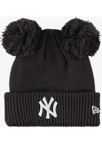 New York Yankees Double Pom Kadın Kahverengi Bere.-