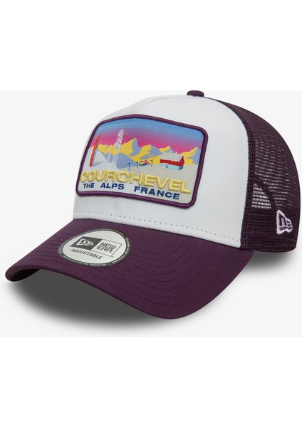 Ski Courchevel Patch Unisex Mor/beyaz Şapka.-