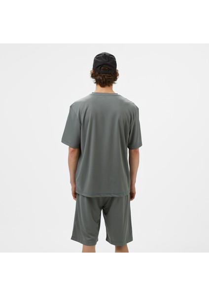 U4RTM Erkek Gri Günlük T-Shirt.grı