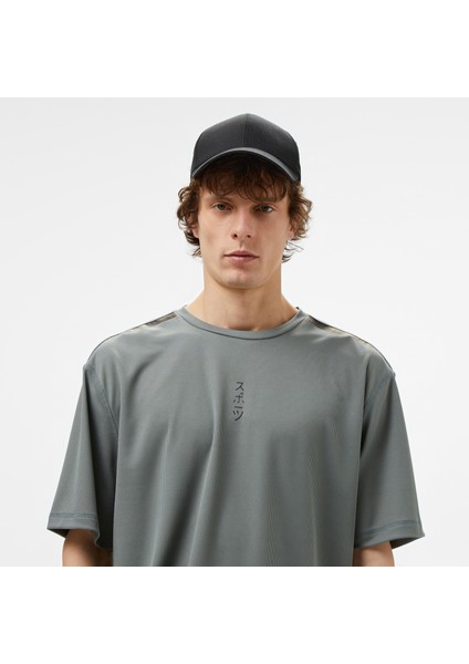 U4RTM Erkek Gri Günlük T-Shirt.grı