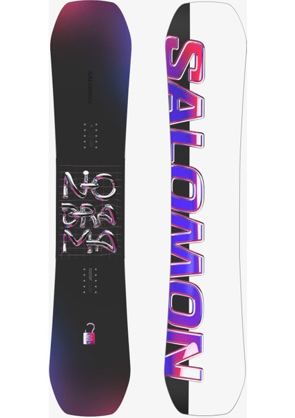 No Drama Unisex Siyah Snowboard Tahtası.12