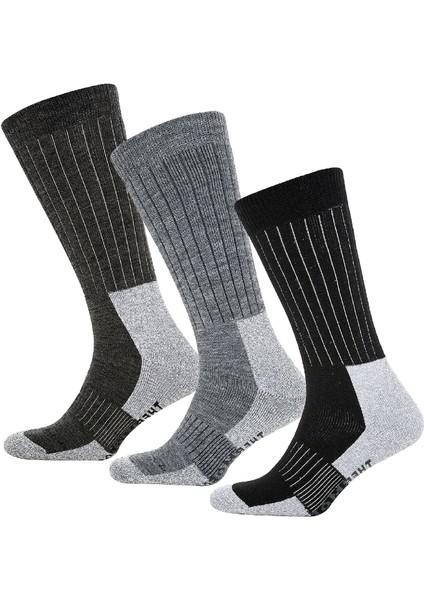 Extreme Unisex Çorap 3'lü Paket Siyah-Gri-Antrasit