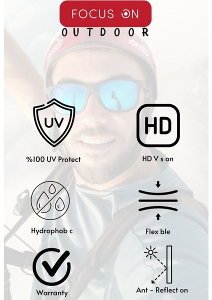 Hd Sport Series Aynalı Outdoor Unisex Güneş Gözlüğü TS010-2 fırsatları