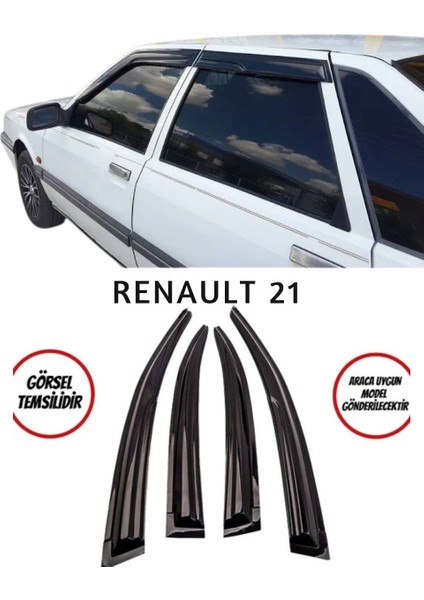 Renault 21 Oto Cam Rüzgarlık 4lü Takım