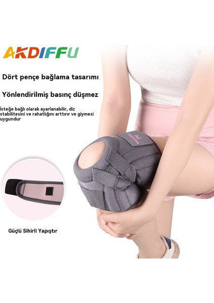 Ayarlanabilir Spor Basınçlı Diz Pedleri (Yurt Dışından)