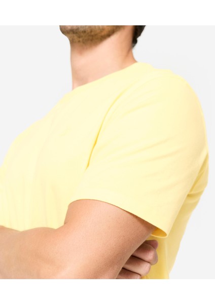 Domyos Erkek Fitness Tişörtü - Pastel Sarı indirimleri