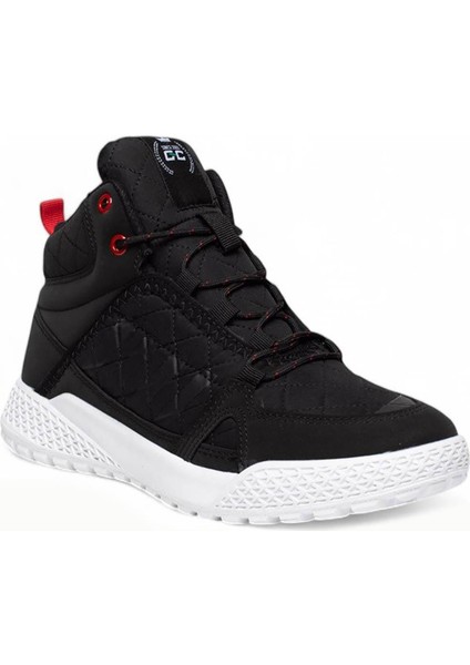 Glc Siyah Kırmızı Erkek Basket Sneaker Spor Ayakkabı