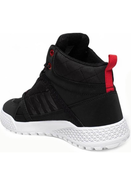 Glc Siyah Kırmızı Erkek Basket Sneaker Spor Ayakkabı